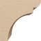 Ekena Millwork 8"W x 8"D x 8"H Wide Yorktown Rough Cedar Woodgrain TimberThane Corbel, Primed Tan CORUR08X08X08YORRCPR - alternate 5